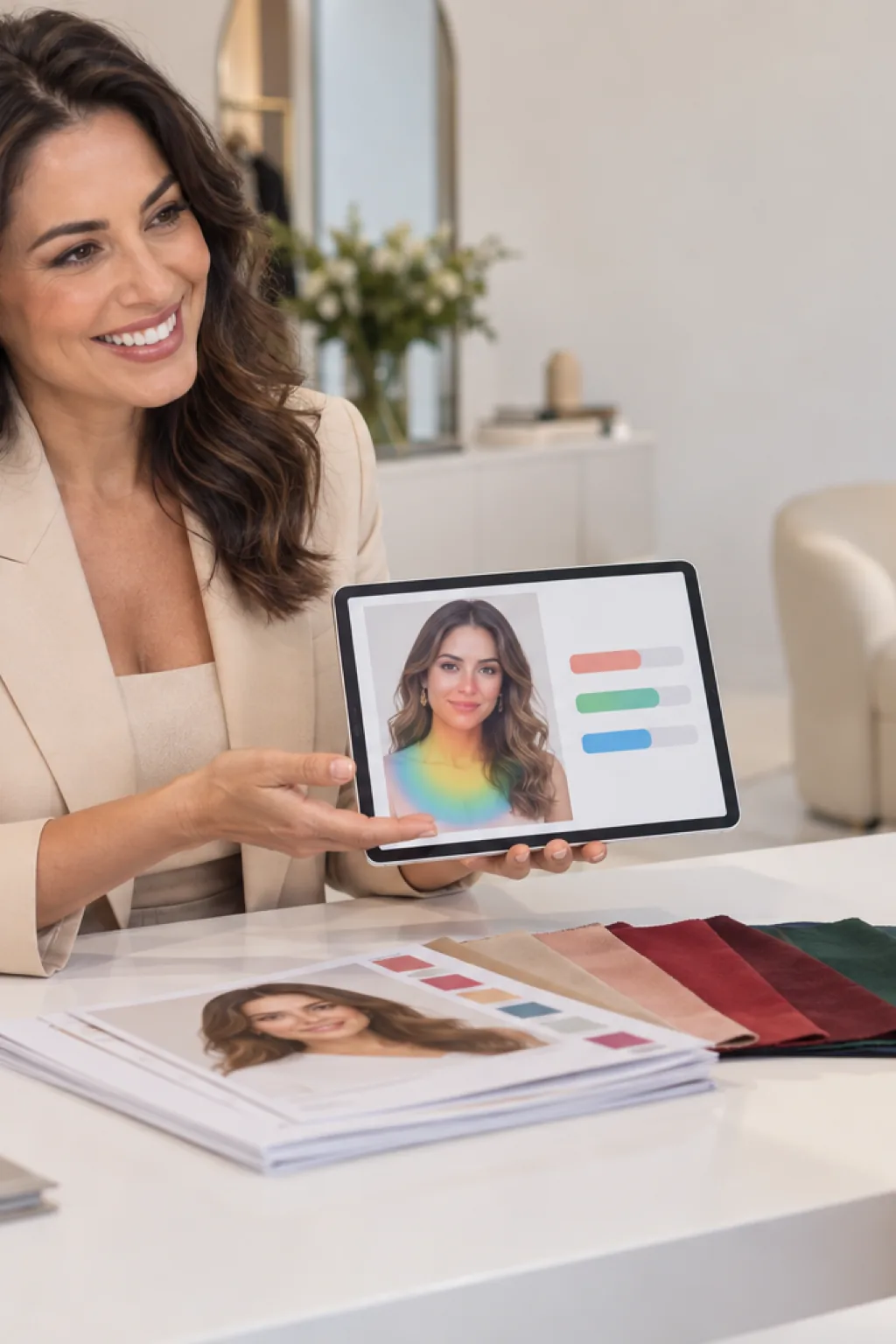 medidor de beleza com relatório de análise facial - 1