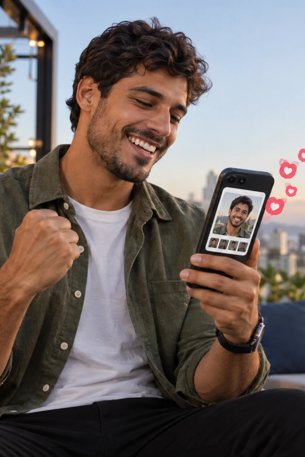 melhorar fotos de perfil para o Tinder com análise por IA - 1